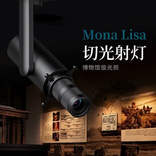 切光灯聚光射灯博物馆画廊美术馆字画灯展览P艺术品截光灯可调光