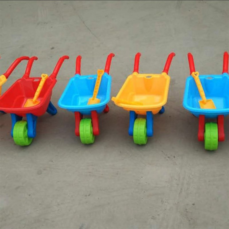 大号单轮独轮双轮儿童玩具小推车男女小孩沙滩推土户外手推玩具车