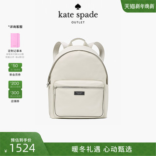 3期免息 黑色中号双肩包时尚 kate ks奥莱sam 设计感 spade