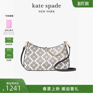 老花可拆卸斜挎包 flower kate spadeks奥莱spade