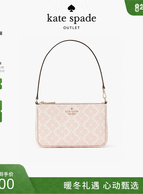 【新年礼物】kate spade ks奥莱 老花单肩手提腋下包轻奢高级时尚