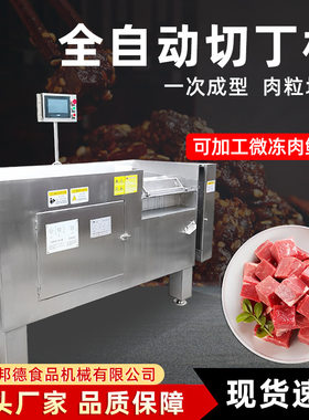 不锈钢全自动微冻鲜肉类切丁机牛肉切粒机多功能烧烤猪肉串肉丁机