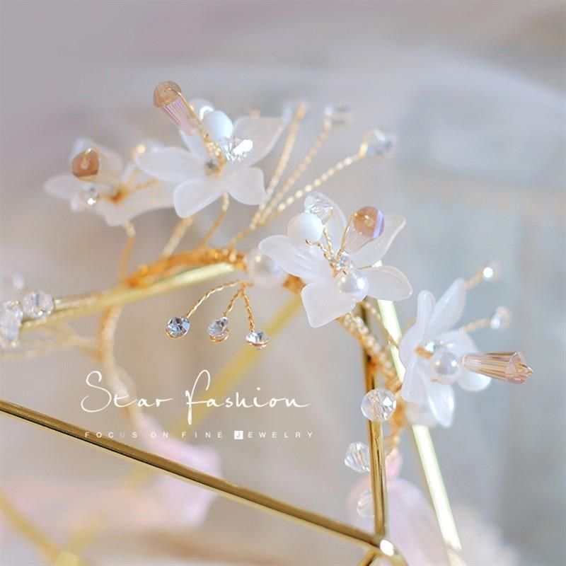 ins简约森系新娘伴娘手腕花姐妹团婚礼结婚超仙儿童手环手链手花