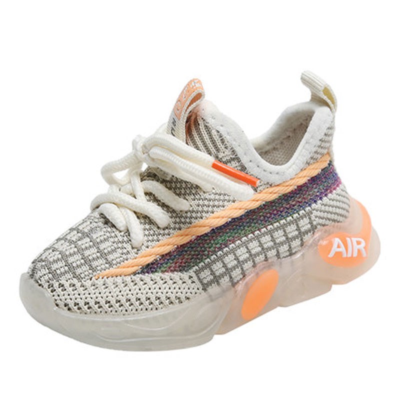 春秋季1一2岁男小童透气网面鞋子女宝宝婴儿鞋8-10个月婴儿学步鞋