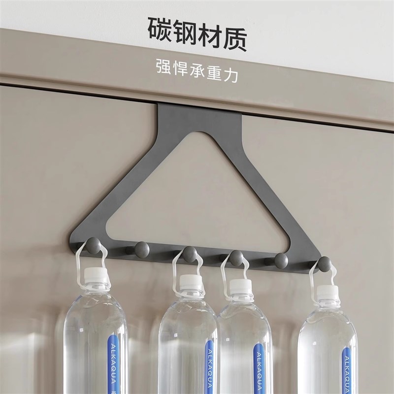 衣柜外侧面挂架直角挂钩柜子挂衣架免打孔柜边门后挂衣钩置物架