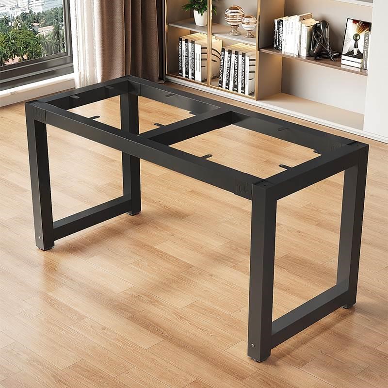 铁艺桌腿支架家用书桌支撑架岩板茶几桌子腿简易电脑桌底座铁架子