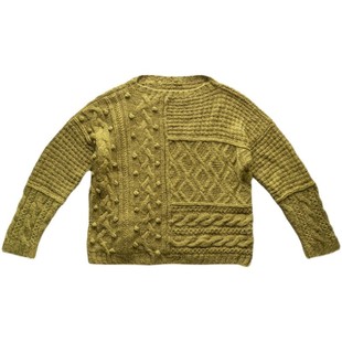 编织人生NO96井川宽松棒针花样毛衣 DIY编织材料包秋冬粗毛线棒针