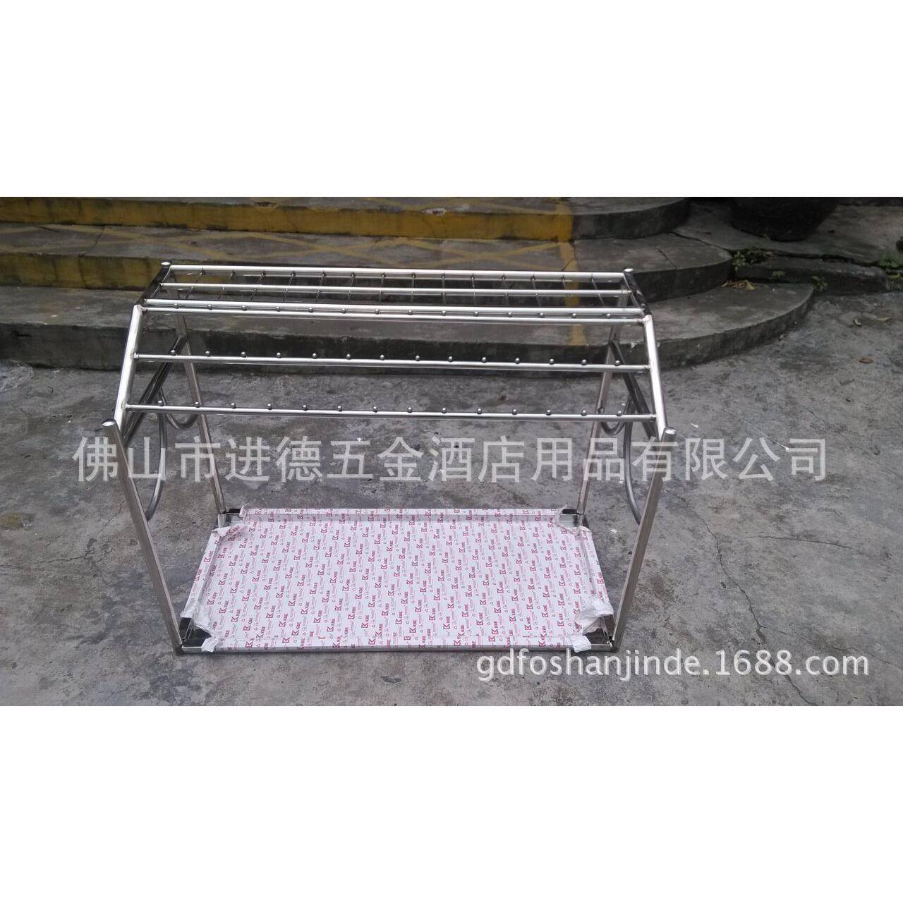 欧-HY式不收锈钢雨伞架酒大堂欧式04头2挂雨伞架纳架长短店伞放置