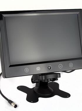 汽车摸车载触后9寸液晶显示器分56609监辨率货车大巴视控倒车系统