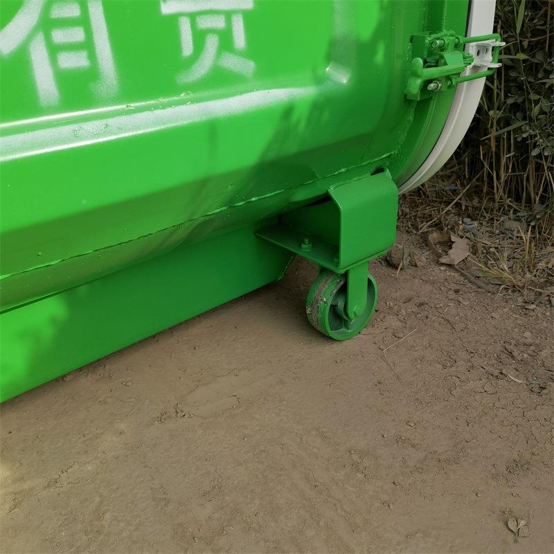 勾臂式模垃圾箱挂车3钩立方垃圾箱臂铁质垃压圾809箱钢板