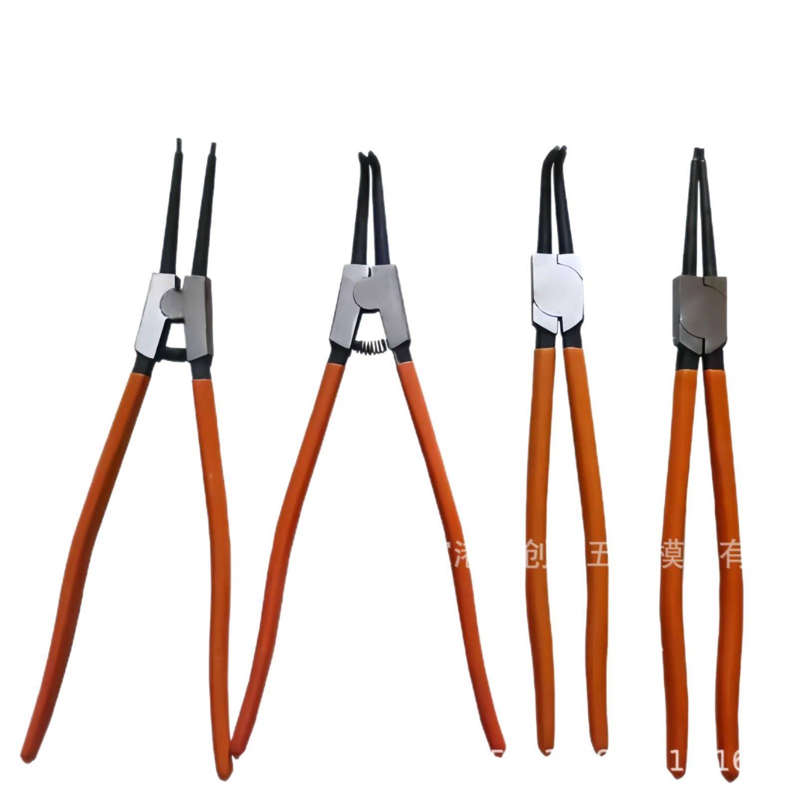多功簧605能卡钳扩钳外挡圈钳套装工具张内两用卡环钳工业级18寸