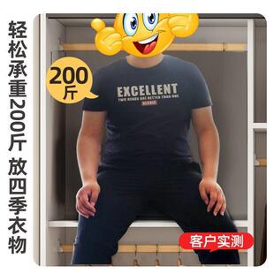 推物门结实耐用出租拉房用简易柜子小户型 衣柜家用卧室柜QIA欧式