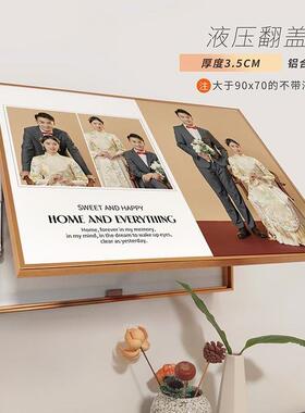 感电表装饰画盒2箱025新款轻奢遮挡照片挂画配F96THH87闸现代简约