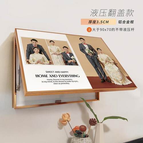 感电表装饰画盒2箱025新款轻奢遮挡照片挂画配F96THH87闸现代简约