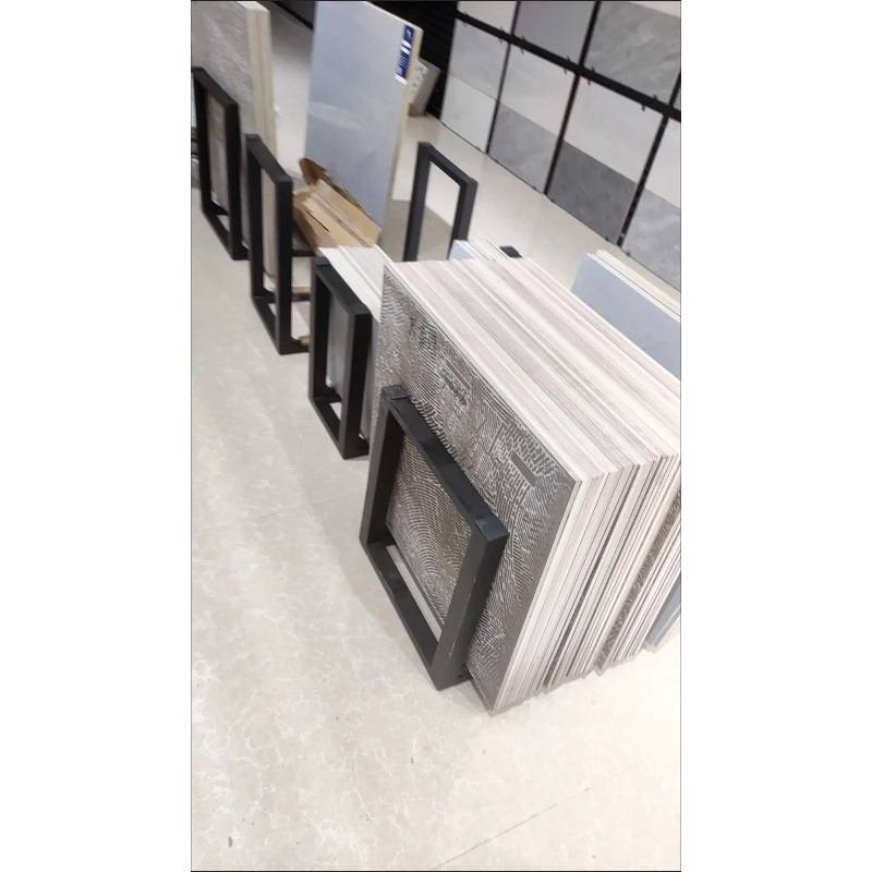 整理新款瓷砖瓷片收纳展示架U型立式300600大理石样品8001200展架
