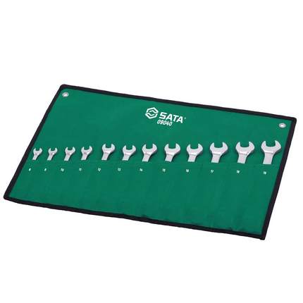 达世09040棘轮扳手固定梅开头两用快扳扳子铬钒钢2件09040套8-119