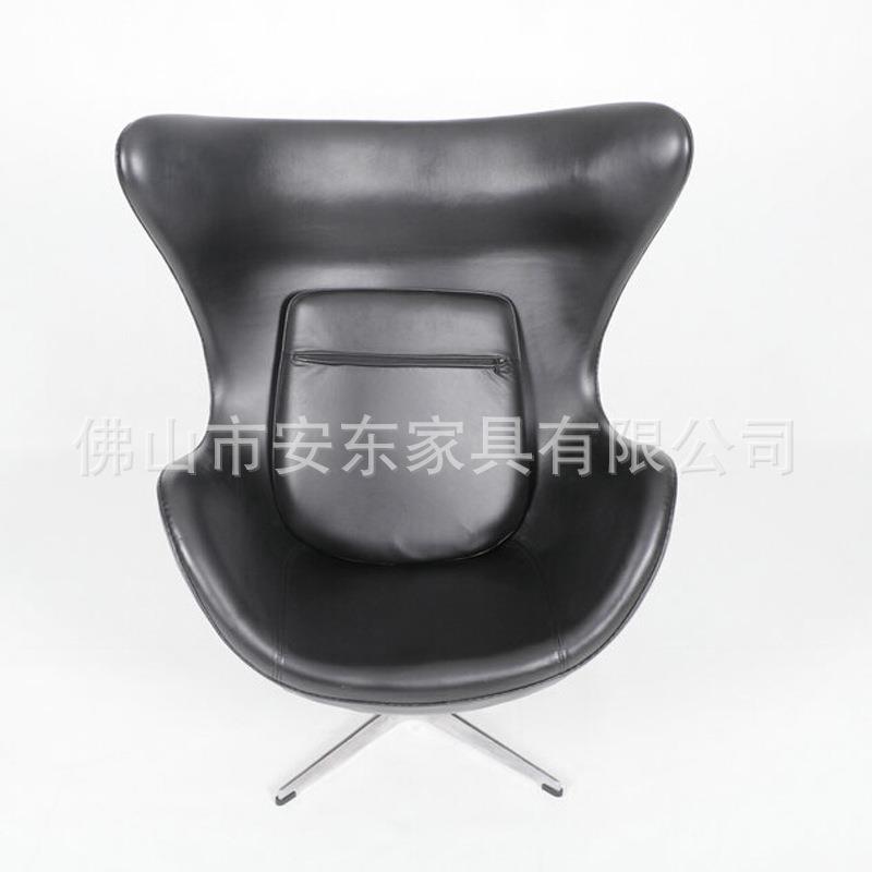 售楼部个性会客空大鸡蛋椅洽接待区鸡蛋布皮艺缝制沙发椅躺椅谈太