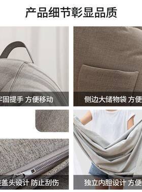 懒人网沙发豆袋红窗榻榻米女生飘卧室QLK豆可躺可睡单人家用豆小