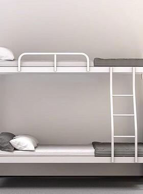 双层铁床上下铺子床铁床8264成人铁母架双层床上铺铁艺卧下室宿舍