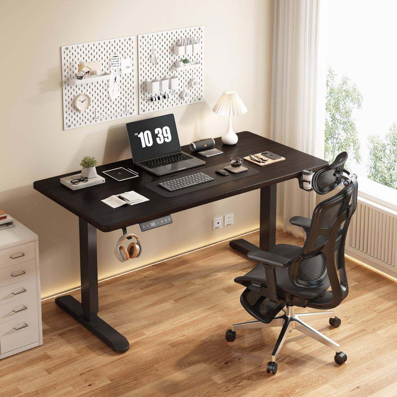 电动607桌升降桌脑桌台式家用书写办桌升降支架配件智公能升降电