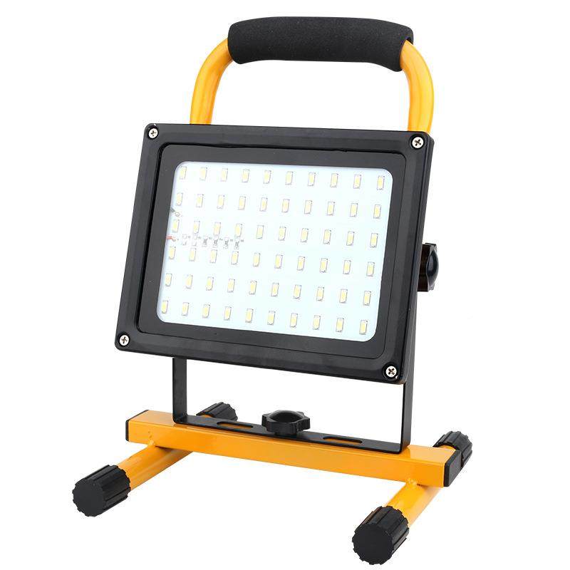 工地灯ed充电投光户外广场应急亮大功l率10照0W室外照明1路探灯