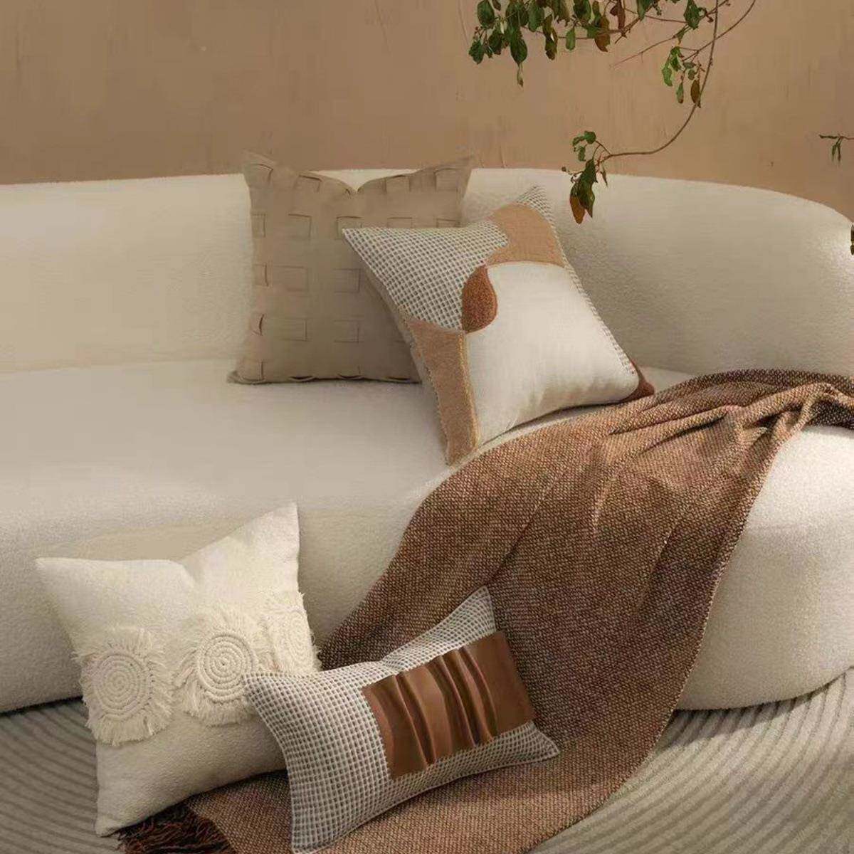 样样房抱枕轻奢简约现代ELP软装沙发客厅靠垫板枕板间方酒店抱枕