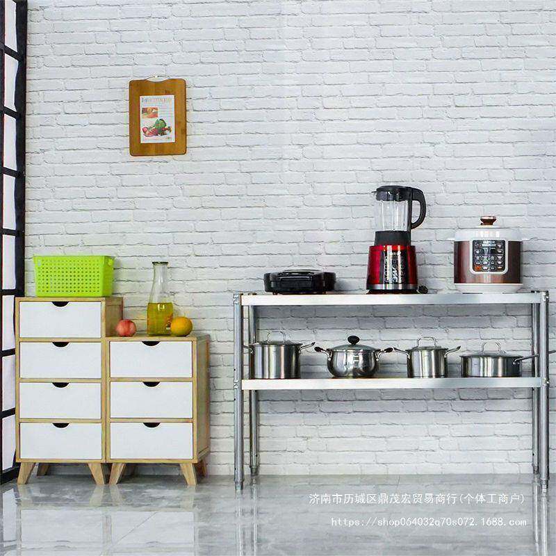 厨房易层不锈钢置物两架多UYR功能微简波架烤箱架免打孔收纳架炉