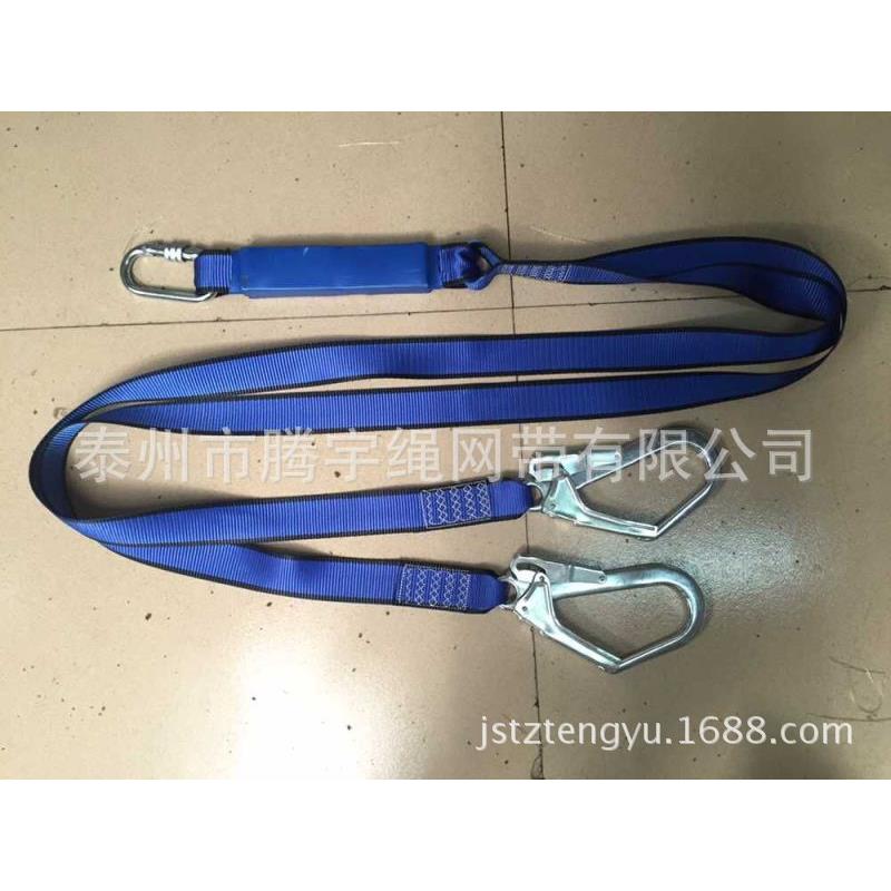 安全带缓冲绳缓冲型防坠安全全绳销冲包安带缓冲器热091反双大钩