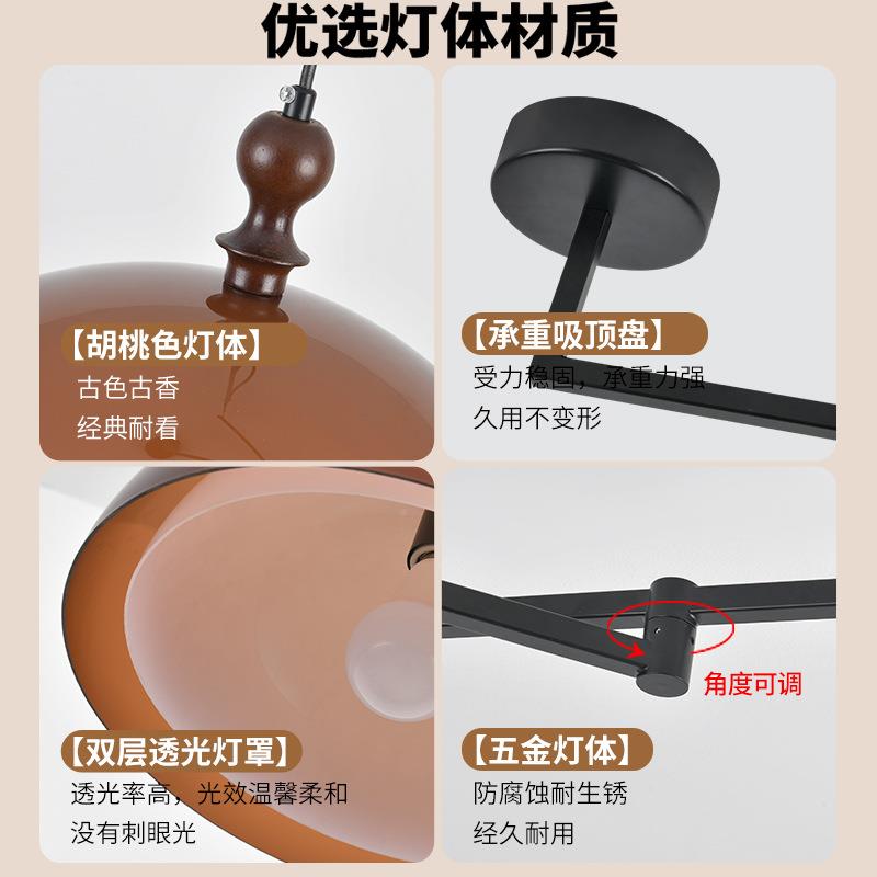 大园餐厅吊灯中古风性法式复古2观025新940创意个艺术款圆桌摇臂