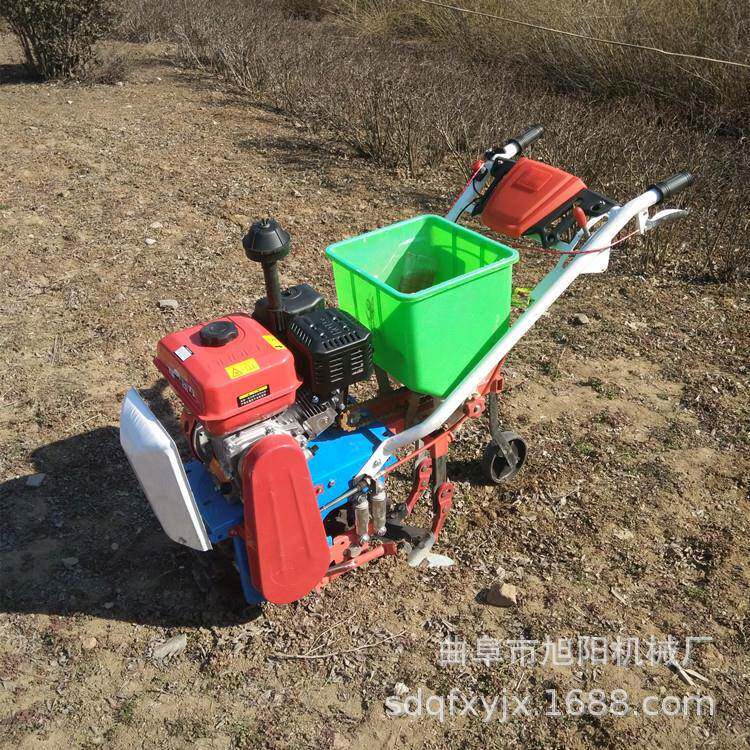 自式双式行耘播机汽农用开沟播种施肥机油轮多走功能犁OJE地机
