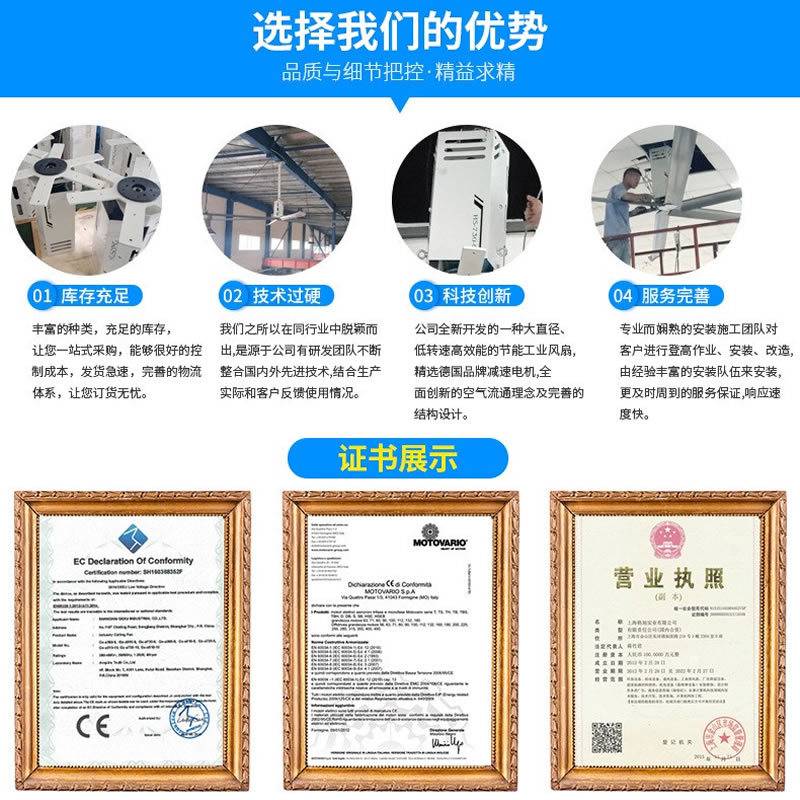 玻璃钢负压风机工业排风扇大功率静音抽风机养殖场工厂用换排气扇