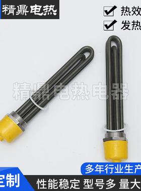 DN58270不锈加热管组式六角合螺纹加热管法兰电管水箱钢法热兰电