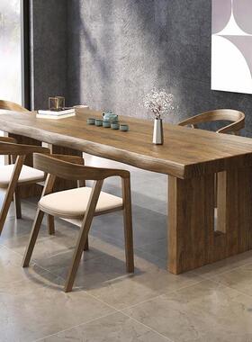 实木茶桌椅体组板合办公室实木组茶桌全套合原IVG木泡茶大一桌