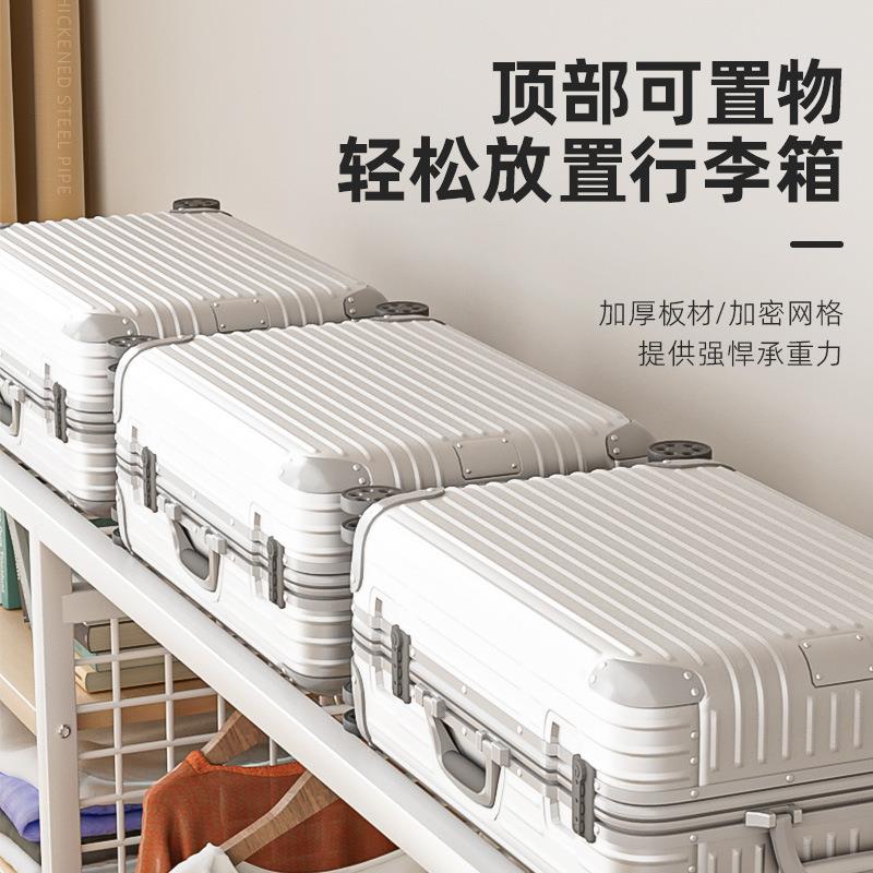 r^架货简易衣柜组装结实耐用简MKHOFYG-约卧室用家尘帘开放防式衣帽间储物