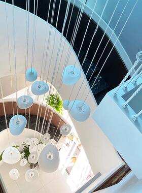 楼梯628吊空灯转挑l高oft挑自建房小复式悬旋空创意个性艺术长天