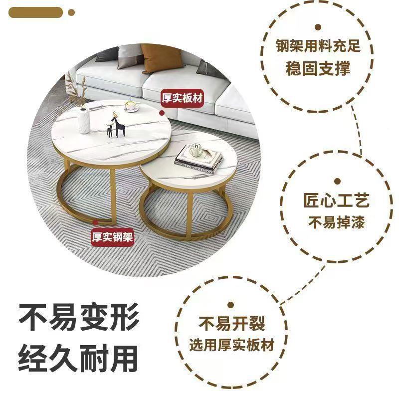 沙小床边几家用客厅发桌置子阳台休闲茶几喝茶圆桌卧室头边桌物架
