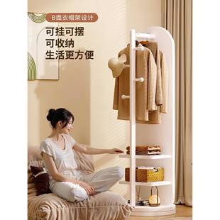 旋转全身镜落SQCYJ169地家用卧室镜置物架可衣帽架挂一体穿衣镜大