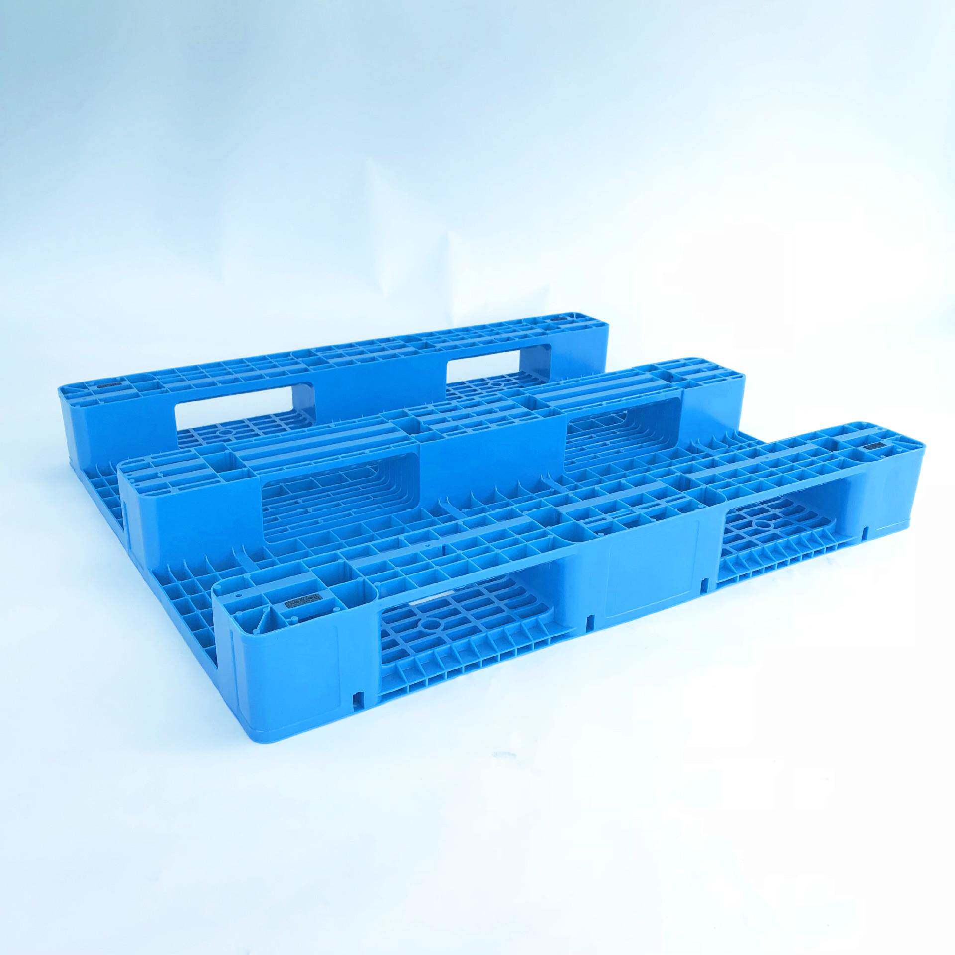 耐辉网川字叉w车托盘gcz仓储货架塑料卡板可MYN格架内置钢管上货