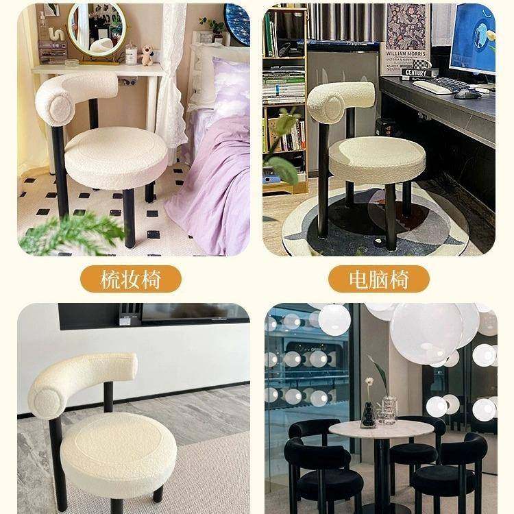 油风化妆凳简奶椅约卧室化妆WBP椅小胖羊羔毛梳妆台生椅子女轻奢,饰品/流行首饰/时尚饰品新,其他DIY饰品配件,淘宝优惠券,粉丝福利购,淘宝优惠卷