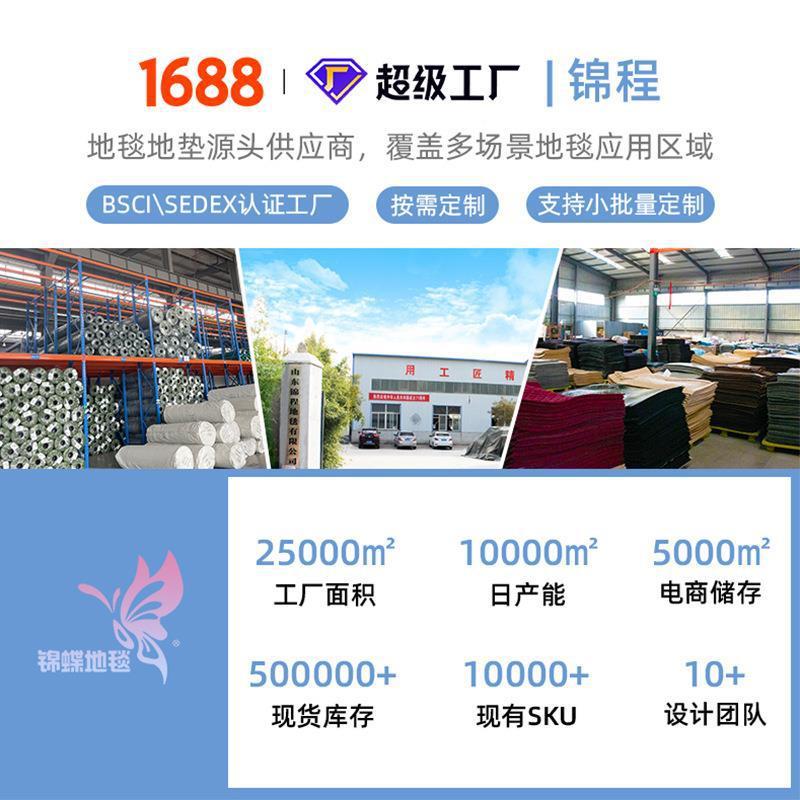七条整纹地垫铺商用办公室满大铺地垫门口脚垫垫走廊地ICE毯全铺