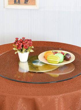 玻餐桌转盘钢化HYX璃家用底圆桌饭桌台面玻转盘圆形桌子转盘璃座