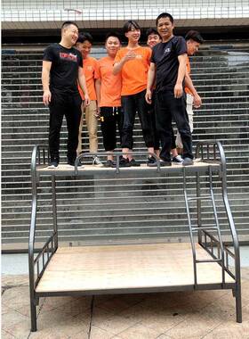 L7加厚公寓子母床欧式上高下铺架床0001工员学生宿舍低铁床出租屋