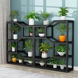 花架架置物架室客厅落地式 多层花架子阳内台铁艺花挂办676公盆室