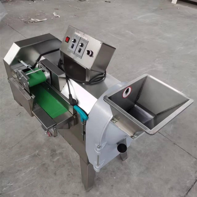 切厂价多功能不锈钢双堂头切菜机鑫昌达食酒店蔬菜丝W切片丁机切