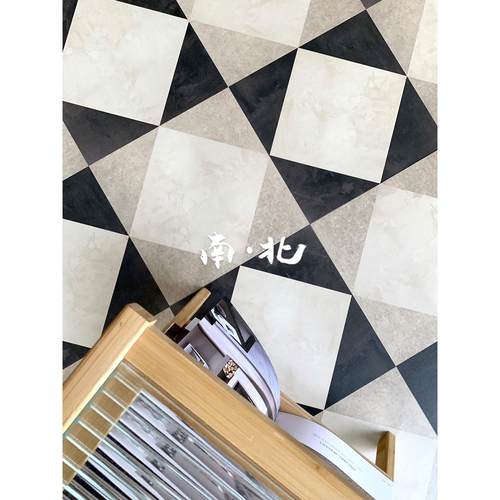 南北覆古几何花砖x正方形拼花瓷砖厨房卫生间地砖背景墙砖