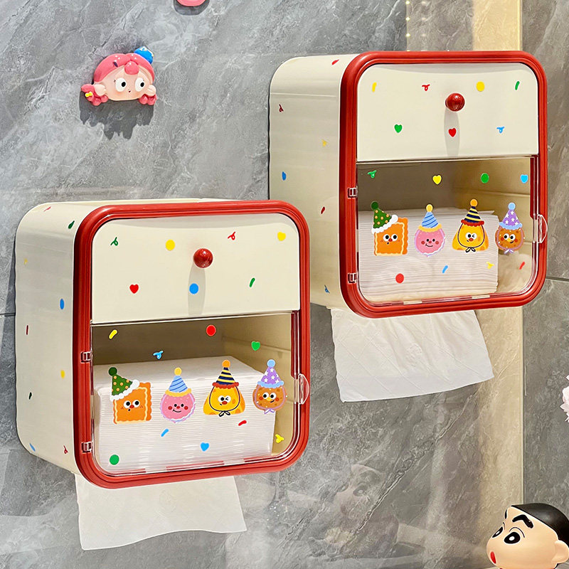 生活一角 卫生间纸巾盒厕所卷纸抽纸盒洗脸巾厕纸盒免打孔壁挂式,家庭/个人清洁工具,卷纸器/纸巾架,淘宝优惠券,粉丝福利购,淘宝优惠卷