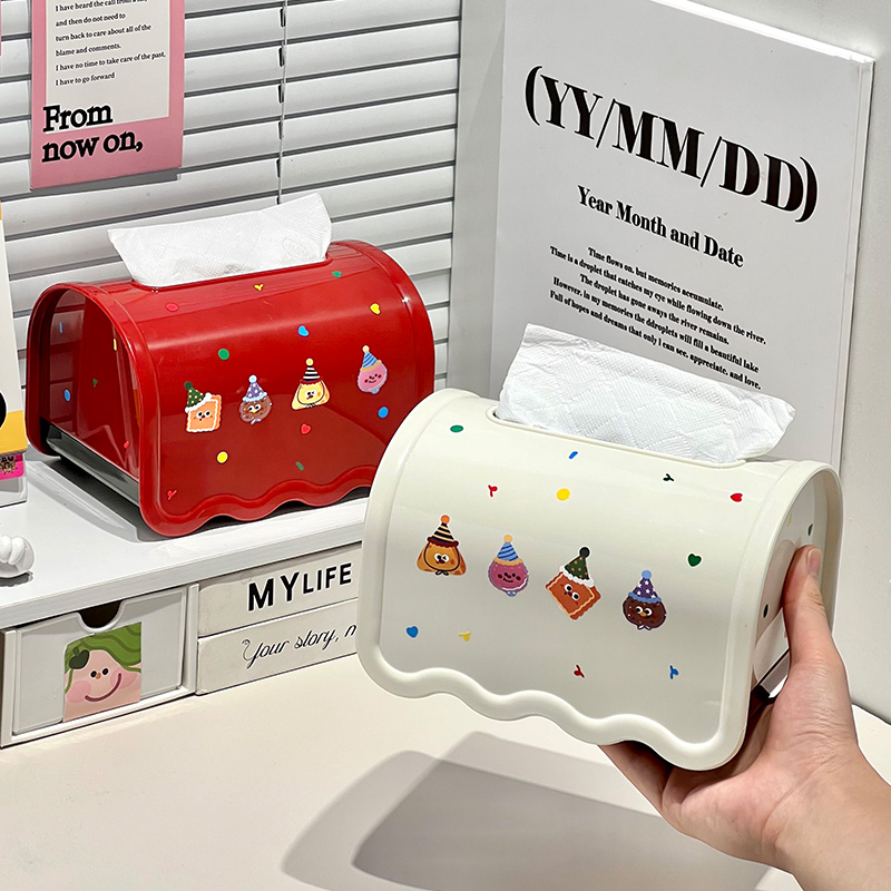 桌面纸巾盒客厅茶几餐巾纸收纳盒