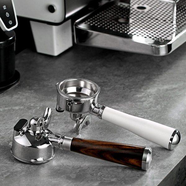 Bincoo意式咖啡机双嘴有底不锈钢手柄双耳三耳51/58mm改装配件,餐饮具,配套器具,淘宝优惠券,粉丝福利购,淘宝优惠卷