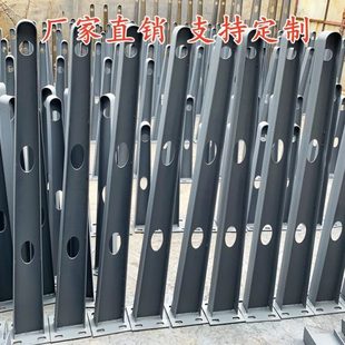 定制铁/碳钢玻璃雨棚支架雨搭钢梁牛腿轻钢雨棚H型T型钢结构悬浮