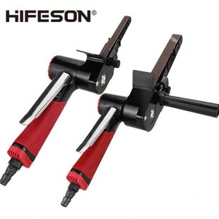 海飞鲨1寸2寸气动砂带机10S环带砂纸机20S砂光打磨抛光机砂光机